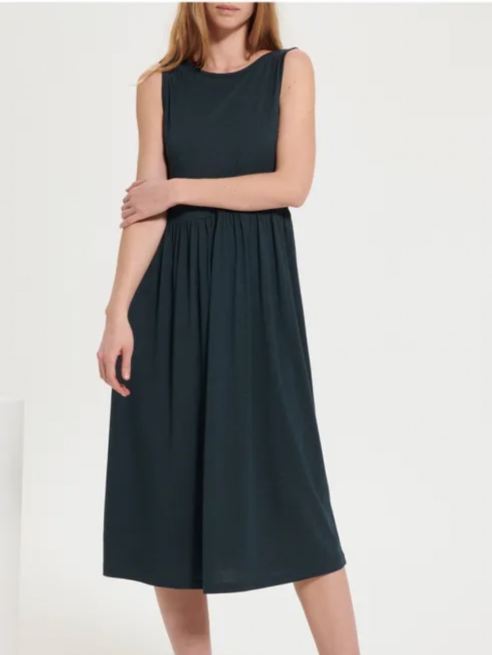 Sessun Dress Joseph A Jersey Dress Sleeveless Tank Dress Made In Portugal Sz S